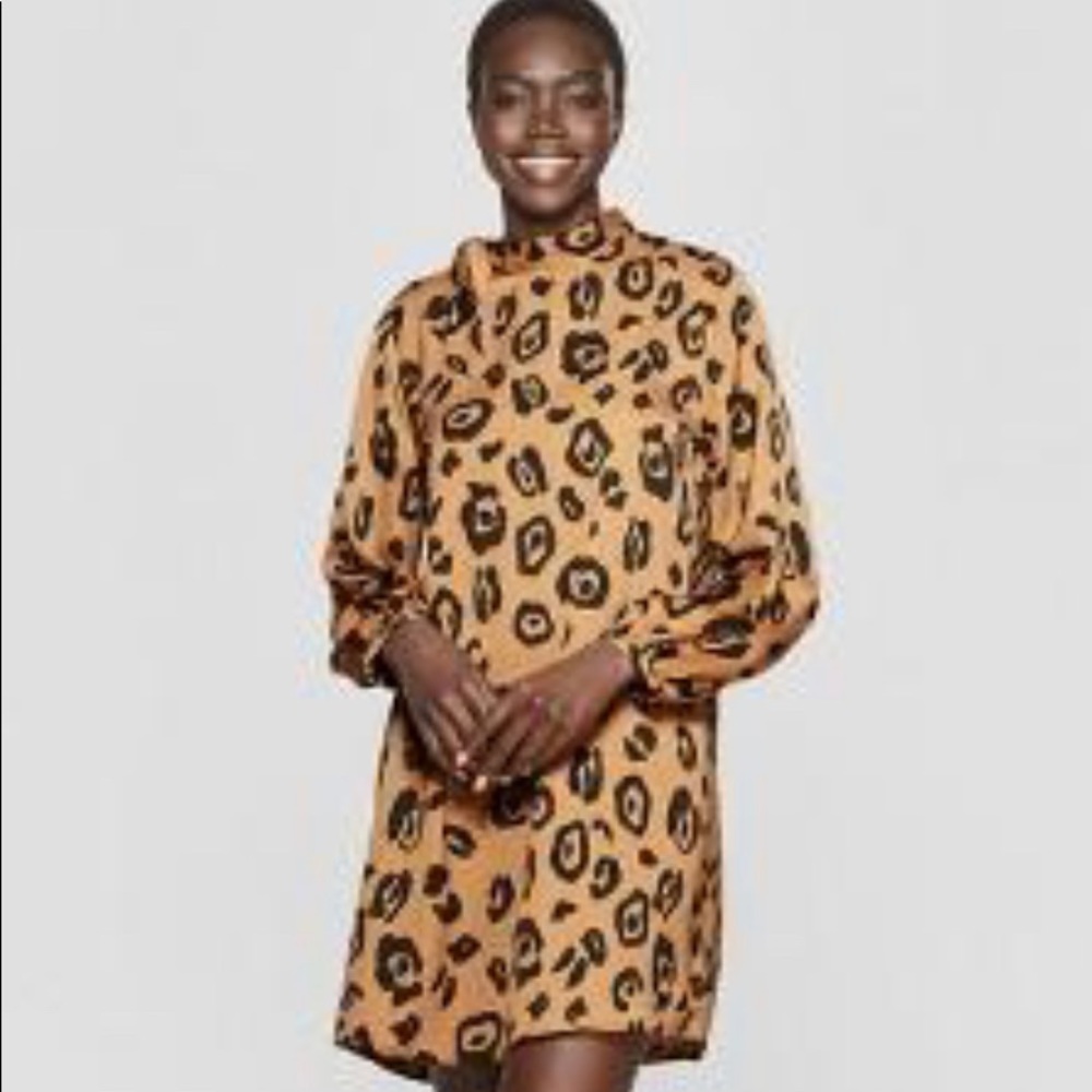 Who What Wear Leopard Dress
